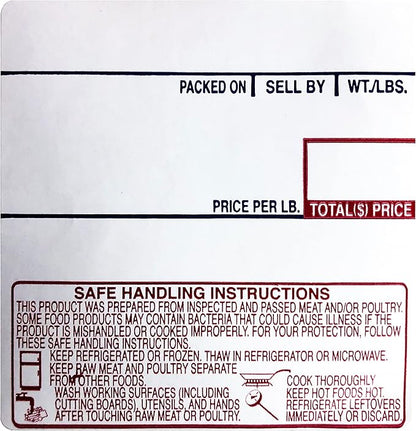 VisionTechShop LST-8040 Printing Scale Label, 58 x 60 mm, UPC/Safe Handling 36 Rolls Per Case, Lower Price Than 12 Rolls