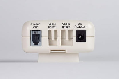 Patient Aid Advanced Bed and Floor Alarm for Elderly Monitoring - 10" x 30" Underpad with Motion Sensor Bed Alarm, 3 Ring Chime & 3 Mounting Options, with AC Adapter & 9V Battery