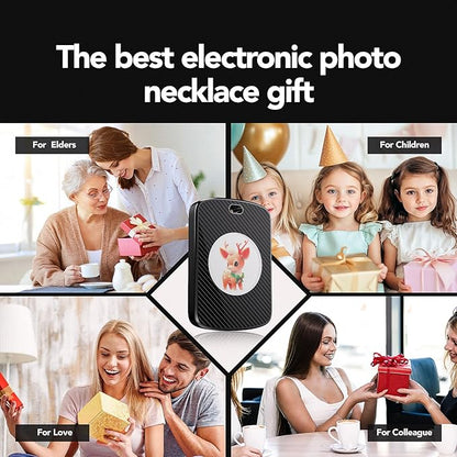 Photo Keychain,Picture Keychain,E-Ink Custom Photo Keychain with FindMy Tracker and Custom Design Color Photo,Text,Item Locator for Key,Pets,Luggages,iOS 14.0 and Up,Great Gift for Family and Friends