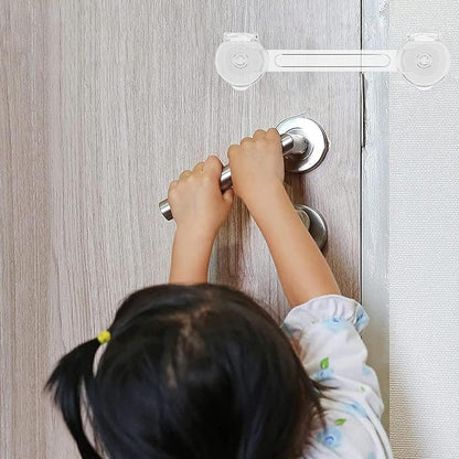 Child Proof Cabinet Latches - Child Proof Cabinet Safe With Safety Lock,Home Security No Drill For Small | For Kitchen Cabinet Drawer And Appliance