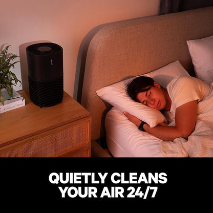 PuroAir 130b Smart Air Purifiers for Home Pets - Covers Up To 600 Sq Ft - Filters Up To 99.9% of Pollutants, Smoke, Pollen, Dust - Quiet Air Filter - Air Purifiers for Bedroom (2 Pack)