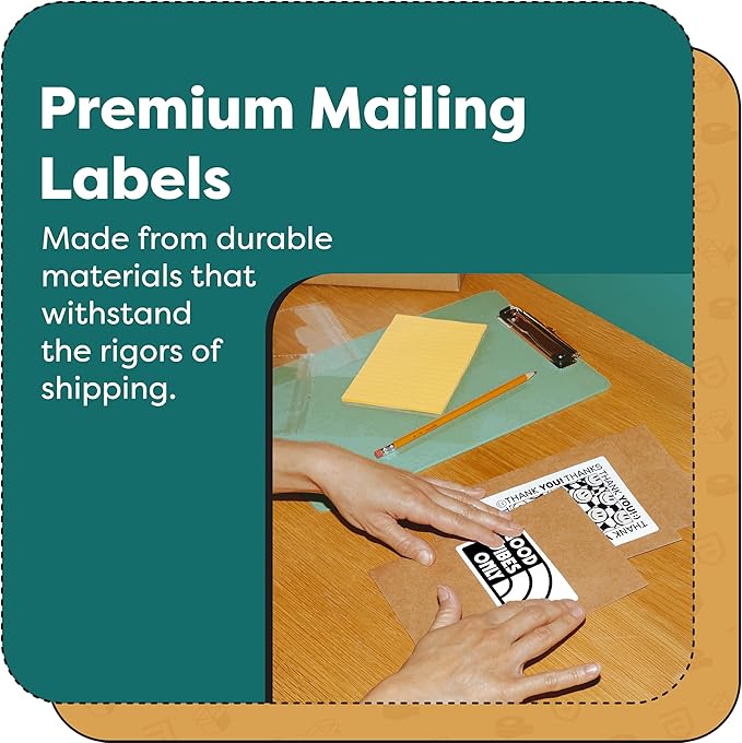 Aegis Adhesives - 2-1/4" X 1-1/4" Replacement for DYMO 30334 (12 Rolls/12000 Labels) Direct Thermal UPC Barcode Labels - Compatible with LabelWriter 450, 450 Turbo, 4XL Printers (NOT 550, 5XL)