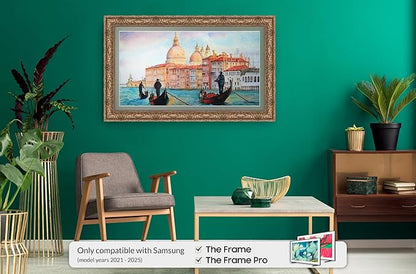 Tuscan Copper 32" Premiere Deco TV Frame - Compatible ONLY with Samsung The Frame TVs (Fits 2021-2025, LS03A, LS03B, LS03C, LS03D, LS03FA)