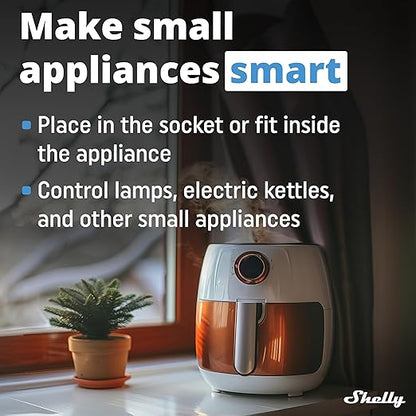 Shelly Wave 1 Mini US LR, Z-Wave Long Range Smart Switch Relay, 1-Channel 8 A with Dry Contacts, Compatible with Alexa, Google Home, SmartThings & Home Assistant, Bulletproof Security