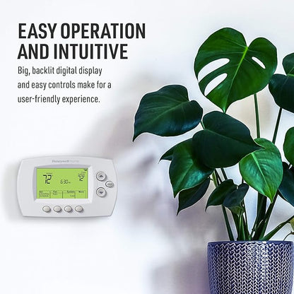 Honeywell Home RTH6580WF Wi-Fi 7-Day Programmable Thermostat, White (Pack of 2)