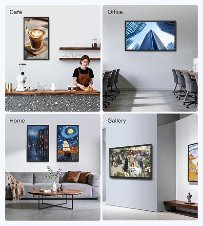 Uhale 32 Inch Extra Large Digital Picture Frame with 64GB, Remote Control, 1920 x 1080 FHD IPS WiFi Electronic Photo Frames, Support SD and USB, Share Moments Securely and Instantly, No Touch Screen