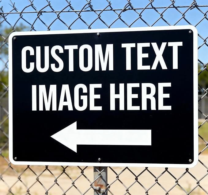 Custom Metal Signs Outdoor, 30x24 Inch, Engineer Grade Reflective Option, .040 Rust-Free Aluminum, UV Protected, Weather/Fade Resistant