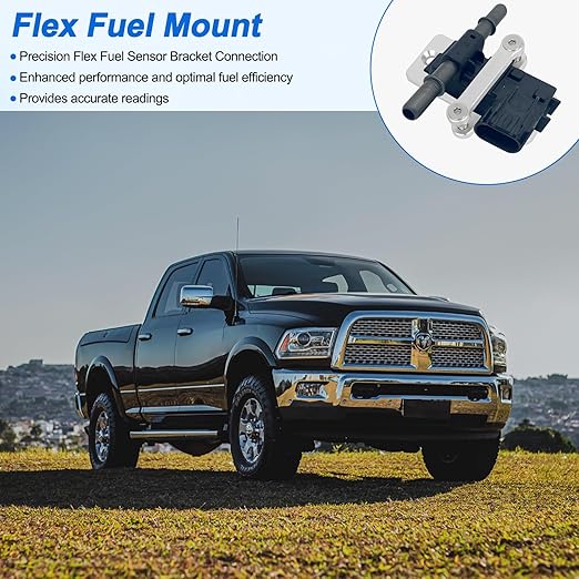 Billet Flex Fuel Sensor Mount for GM Flex Fuel Sensor Bracket 13577429 57824279 E85 Sensors Aluminum Mount with Screws