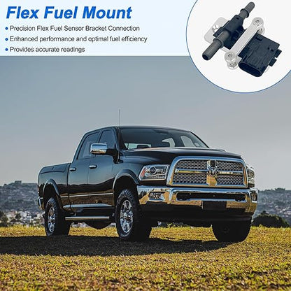 Billet Flex Fuel Sensor Mount for GM Flex Fuel Sensor Bracket 13577429 57824279 E85 Sensors Aluminum Mount with Screws