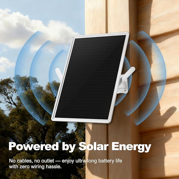 Solar WiFi Repeater, WiFi Extender Signal Booster, WiFi Amplifier, 2.4GHz 300Mbps Cover 200m Range, IP66 Waterproof for Yards, Farm and Outdoor Area