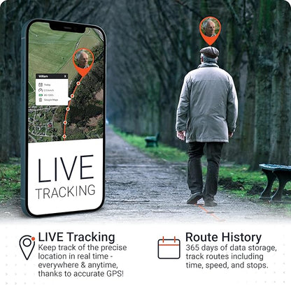 PAJ Allround Finder 4G - Real-Time GPS Tracking for Cars, Motorcycles, Kids & Seniors - SOS Button, Voice Messages & Up to 40-Day Battery for Safety & Security