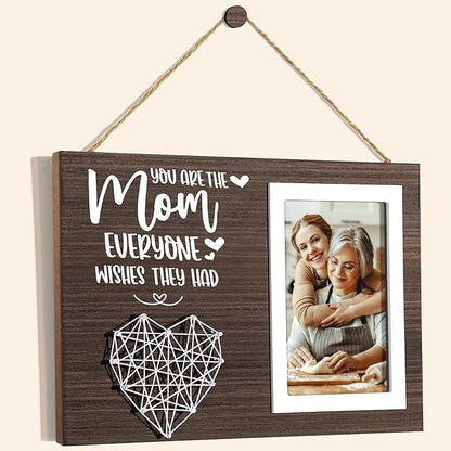 Best Mom Gifts Christmas Gifts for Mom from Daughter Son Kids, Mom Picture Frame Mother-in Law-Gifts New Mom Gifts for Women, Birthday Gifts for Mom Who Has Everything Mom Thanksgiving Gifts-4x6 Photo
