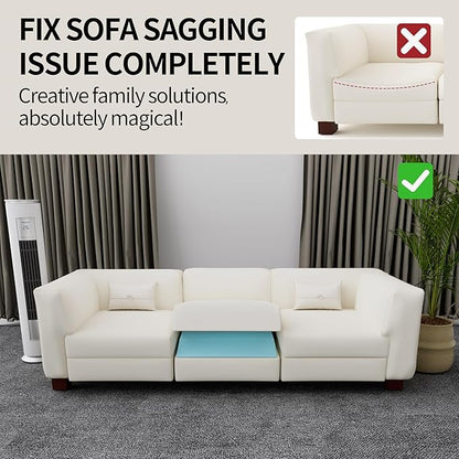 Tromlycs Couch Supports for Sagging Cushions Trapezoidal Furniture Seat Under Cushion Sag Repair Set of 2