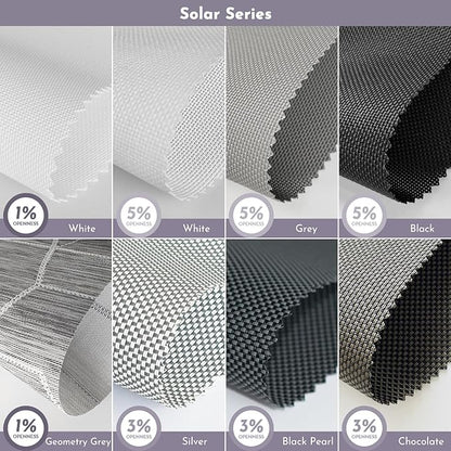 Graywind Motorized Light Filtering Shades for Windows Doors (Fabric Samples)