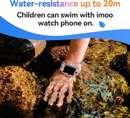 imoo X10 Kids Smartwatch, Smartwatch with Long-Lasting HD Video & Phone Call, Kids GPS Watch with Real-time Locating，14 Days History, Multisport Mode，IPX8 Water-Resistant，Only Works on Verizon（Pink）