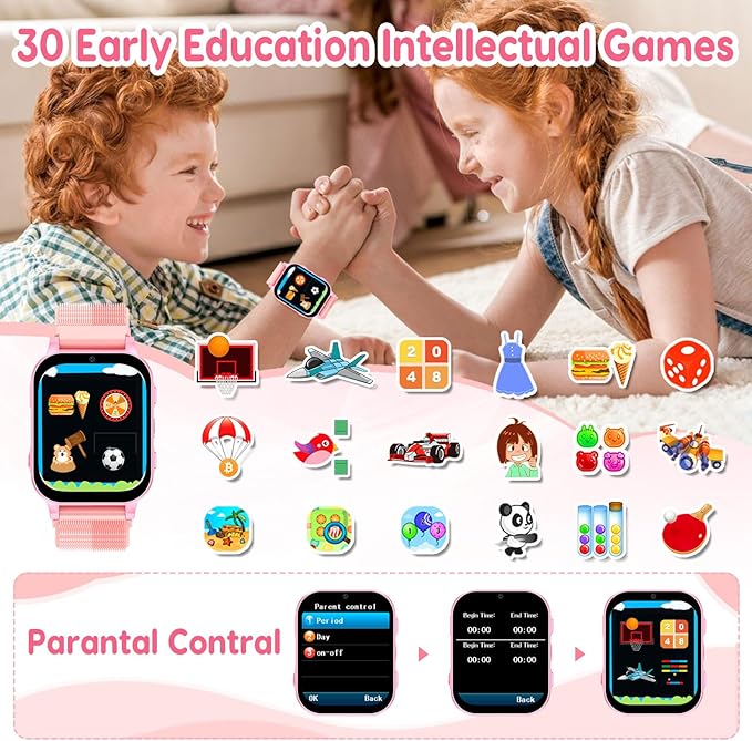 cjc Smart Watch for Girls Ages 4-8