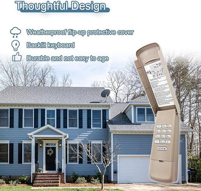 Garage Door Opener Wireless Keyless Keypad, Compatible with 877MAX, G940EV-P2, 878MAX, 377LM, 977LM, 877LM, 66LM,Replacement for LiftMaster, Chamberlain, Craftsman