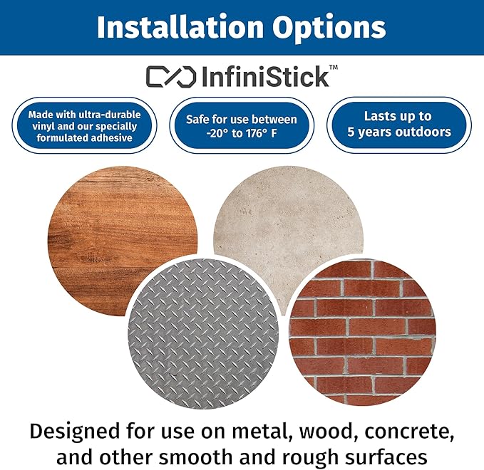 Brimar - 10" x 14" - Bilingual Notice Employees Only Sign - 3.5 Mil InfiniStick™ Vinyl Label - High Visibility - Easy Installation