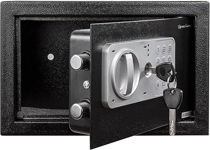 Genie Hand – Time Delay Safe, Anti Robbery Safe Box, Timed Controlled Opening – B-Class Lock – Anti Bounce Technology (Medium – Depository)