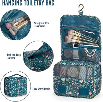 Veken 8 Set Packing Cubes for Travel Essentials, Suitcase Organizer Bags in 4 Sizes, Carry-On Luggage Accessories with Large Laundry & Hanging Toiletry Bag, Must-Have for Airplane, Road Trip & Camping