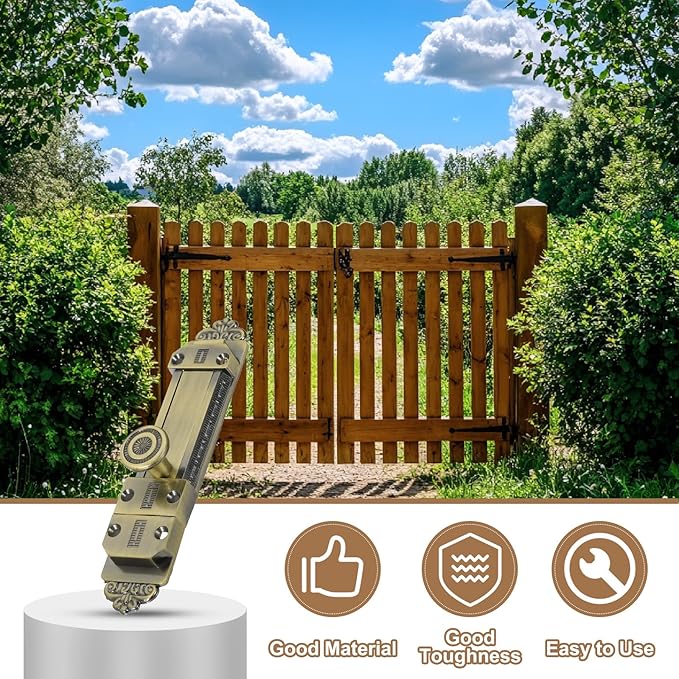 PATIKIL Barrel Bolt Latch, 2 Pack 5 Inch Slide Door Locks Zinc Alloy Gate Door Catch Bolt Latch for Bathroom Bedroom Barn Warehouse, Bronze