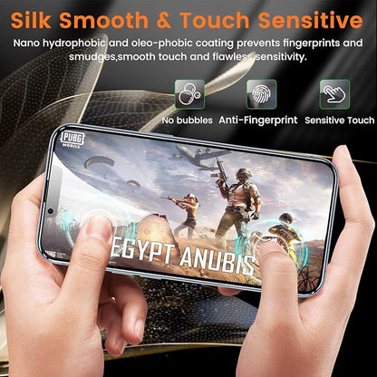 3+3 Pack Privacy Screen Protector for iPhone 14 6.1-Inch with 3 Pack Camera Lens Protector, Anti Spy Tempered Glass Film 9H Hardness Bubble Free Case Friendly