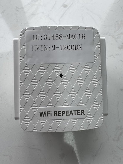 WiFi Extender Signal Booster, Internet Wireless Repeater for Home Coverage up to 10000sq.ft and 35 Devices, 1200Mbps WiFi Booster with Ethernet Port, Dual Band 2.4G/5G, 4 Antennas