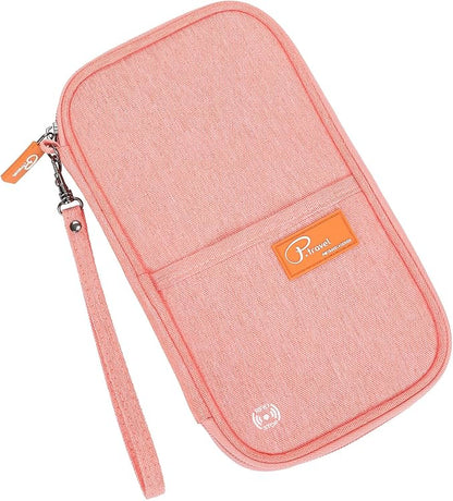 VanFn RFID Travel Passport Wallet, Family Passport Holder, Trip Document Organizer P.Travel Series