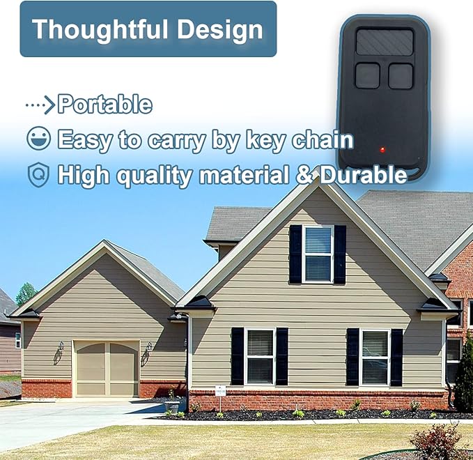 Universal Garage Door Opener Remote, Fit for Liftmaster, Chamberlain, Craftsman Garage Door Openers, Replace 890MAX 893MAX 893LM 370LM 371LM 373LM 971LM 973LM 891LM 3-Button Keyless Wireless Remote