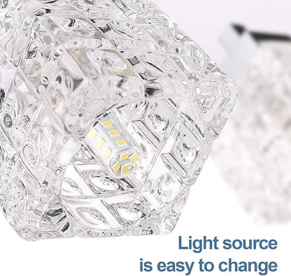 TRLIFE Bathroom Vanity Light Fixtures, Modern Bathroom Lights Over Mirror 3 Lights Vanity Light 19inches Crystal Vanity Light Fixture
