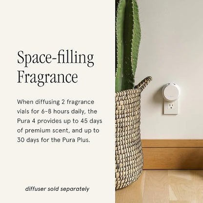 Pura & Tommy Bahama Home Scent Refill - Smart Home Air Diffuser - Up to 120-Hours of Premium Fragrance per Refill - Household Essential - Diffuser Fragrance - 2 Pack, Pomegranate Lime