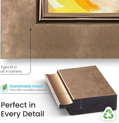 Contemporary Bronze 43" Premiere Deco TV Frame - Compatible ONLY with Samsung The Frame TVs (Fits 2021-2025, LS03A, LS03B, LS03C, LS03D, LS03FA)