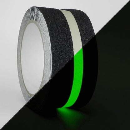 WOD AST20LS Anti Slip Grip Tape Glow in the Dark for Safety Ilumination Track - 2 inch x 60 ft. Improves & Prevents Risk of Slippage on Stairs or Other Slipery Surfaces Indoor/Outdoor Traction