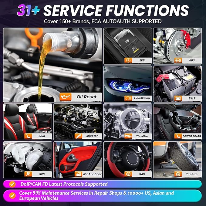 Autel Scanner MaxiPro MP808Z-TS+MV108S with 2 Year Updates: Upgrade Version of MK900BT & MP808BT Bidirectional Scan Tool, ECU Coding Same As MP900BT/MP900-TS, Full System Diagnostic Tool