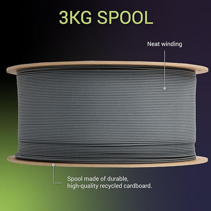 Polymaker Fiberon PPS-GF20 Filament 1.75mm 3kg Spool, Extreme Heat Resistance, Electrically Insulating, UL94 V0 Flame Retardant, Chemical Resistant, Ideal for Housings, Fixtures & Automotive Parts