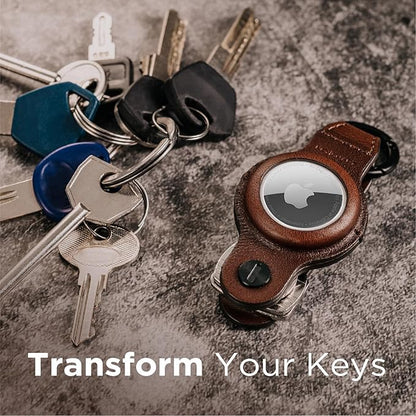 KeySmart AirTag Keychain Key Holder, Compatible with Apple AirTag Holder, Key Organizer Keychains