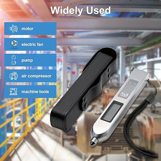 Pen Type Vibration Tester Meter Digital Vibration Testing Equipment Vibrometer TV2000 (Aluminum Alloy)