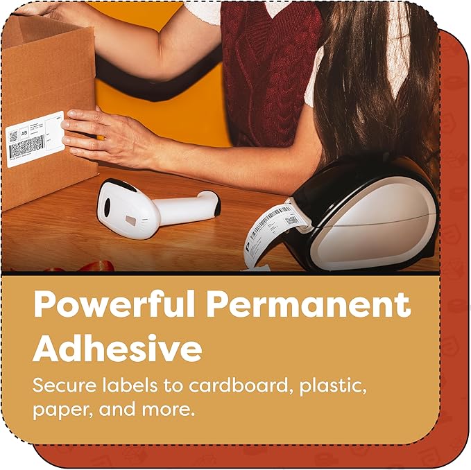 Aegis Adhesives - 1" X 1" Replacement for DYMO 30332 (12 Rolls/9000 Labels) Direct Thermal Square Multipurpose Labels - Compatible with LabelWriter 450, 450 Turbo, 4XL Printers (NOT 550, 5XL)