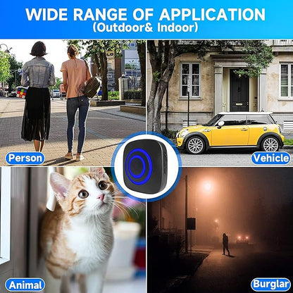 Motion Detector Sensor Alarm, SiegenPro Driveway Alarm Wireless, Home Security Business Motion Sensor Alarm Indoor Outdoor Weatherproof