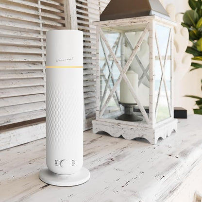 The AirScent Waterless Diffuser - Cold Air Scent Diffuser Oil Machine for Homes, Offices, Hotels and Spas - Aromatherapy Diffuser for Aesthetic Scenting - White - 4.05 Oz - Fragrance Oil Not Included