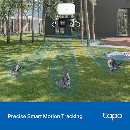 Tapo 2K 3MP Pan/Tilt Indoor/Outdoor Security Camera - Free Person/Baby Cry Detect & Motion Track, 360° View, Color Night Vision, SD/Cloud Storage, Works w/Alexa & Google Home HybridCam 360