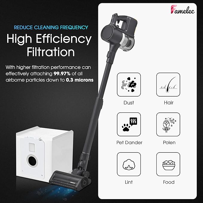 10 Pack for LG Vacuum Bags, Compatible with LG CordZero All in One Tower Vacuum A939KBGS A938KBGS A937KGMS, High-Efficiency Replacement Vacuum Cleaner Bags