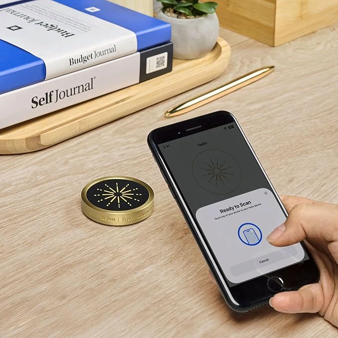 BestSelf Helm Focus Device – Premium NFC-Powered Phone Distraction Blocker Physical App Blocker Tool for Deep Work, ADHD Focus, and Screen-Free Productivity