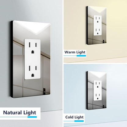 LIDER Decorator Metal Wall Plate, Temperature and Impact Resistant, 201 Stainless Steel, Screwless Cover, Modern Decoration Upgrade, Mid-Size 1-Gang 4.88" x 3.11", Polished Chrome, LSMWP-31M-PC