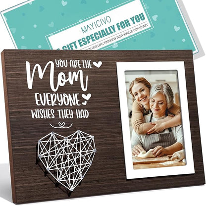 Best Mom Gifts Christmas Gifts for Mom from Daughter Son Kids, Mom Picture Frame Mother-in Law-Gifts New Mom Gifts for Women, Birthday Gifts for Mom Who Has Everything Mom Thanksgiving Gifts-4x6 Photo