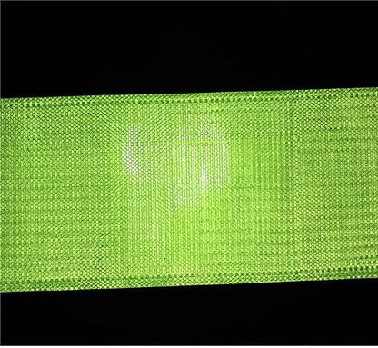 Reflective Tape Green Outdoor Waterproof 8 inch, High Visibility Industrial Marking Tape, Safety Adhesive Stickers (11 feet)