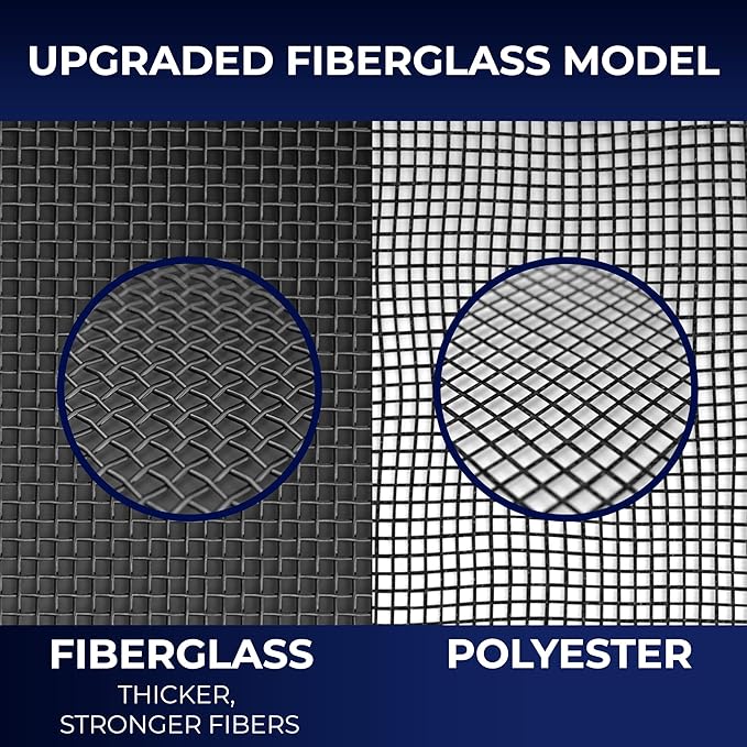 Flux Phenom Upgraded Magnetic Screen Door - Bugs Out, Breeze in - 9min Install Auto-Sealing Heavy Duty Double Stitched Mesh, 52 Magnets, Hands Free Patio Doors Net, Pet & Kid Friendly, 38 x 82 Inch