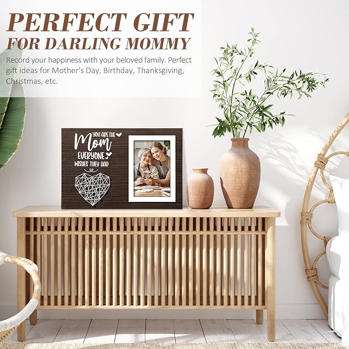 Best Mom Gifts Christmas Gifts for Mom from Daughter Son Kids, Mom Picture Frame Mother-in Law-Gifts New Mom Gifts for Women, Birthday Gifts for Mom Who Has Everything Mom Thanksgiving Gifts-4x6 Photo