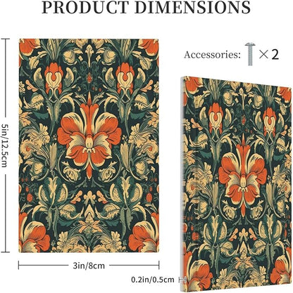 Light Switch Cover Plate William Morris Abstract Floral Plant Pattern Orangeyellowgreen 1 Gang No Device Blank Electrical Wall Plates Faceplate Decorative Switch Plate for Bedroom