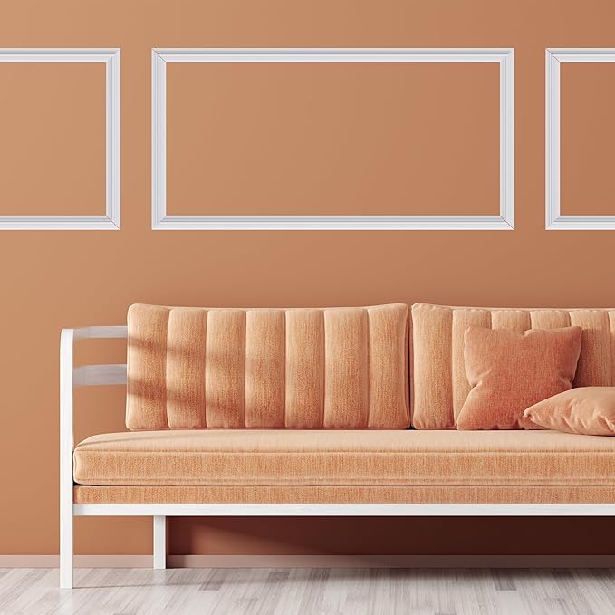 3 PCS Premade Wainscoting Panels Accent Wall Panels for Interior Wall Decor Easy DIY Build and Batten Chair Rail & Picture Frame Door Decor (16 x 24 in)